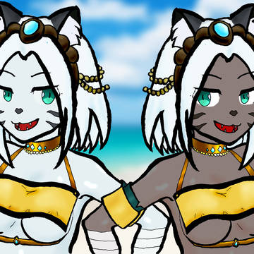 褐色エジプト猫耳ロリの悪魔マオちゃん