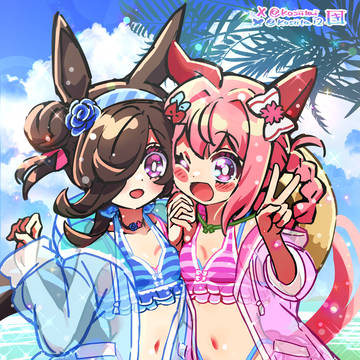 【メン限】波のプールに来たデジウラライス