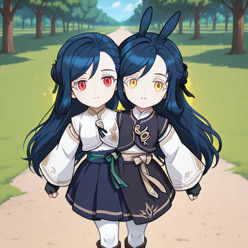 Myne x Bunny conjoined twins