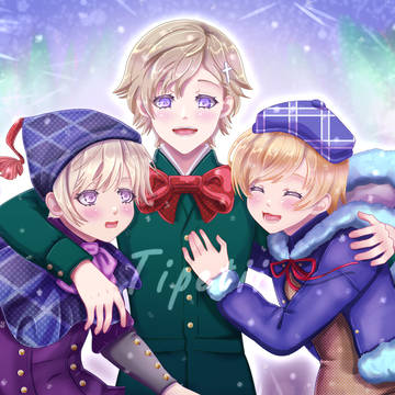 Hetalia Iceland, Norway, Finland