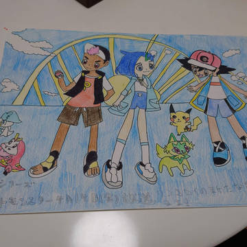 アイドルリコとリコとロイイラスト