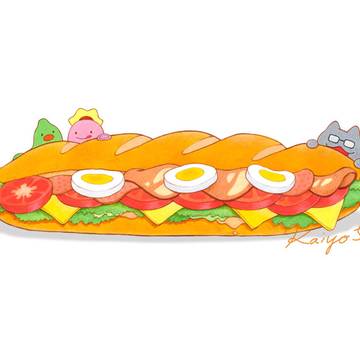 なが～いサンドイッチ