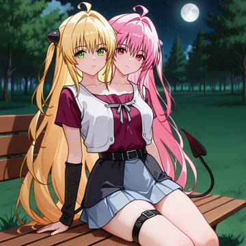 Konjiki no Yami x Lala conjoined