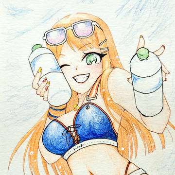 セミブルー清夏ちゃん