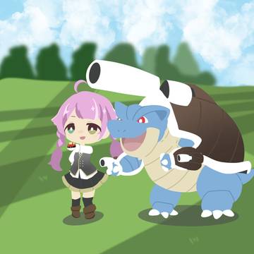 ポケモントレーナーの監督生ちゃん＋メガカメックス