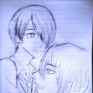 紫氷の日らくがき