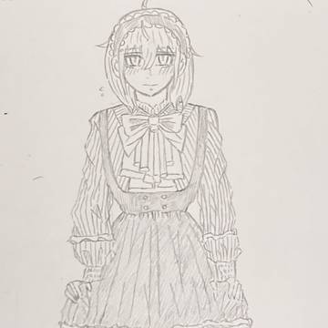 伯爵にお嬢様の服を着せてみた