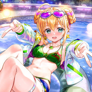 ナイトプール　虹河ラキちゃん