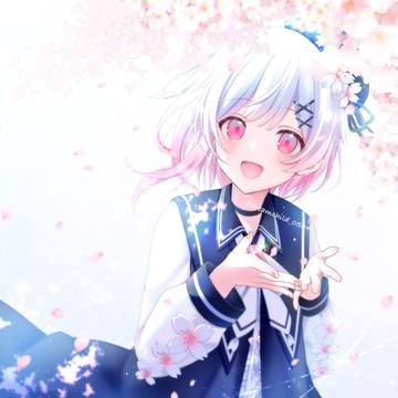 桜舞う