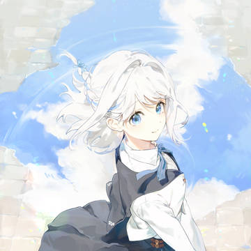 白線→