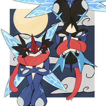 ash greninja and mega greninja