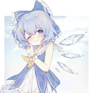 冰冻雏菊