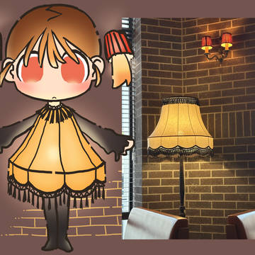 星乃珈琲店のランプ
