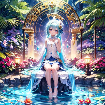 星々はいつも水のささやきを聞いています
