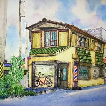 行きつけの理髪店