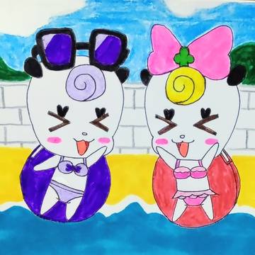 リボンとぐらさんの水着姿④