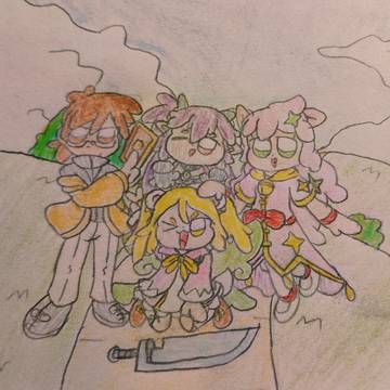 Ellie's family and friend Lulu