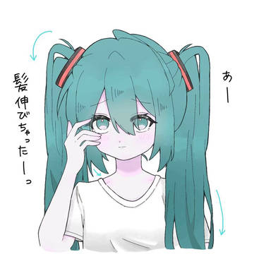 髪伸びちゃった