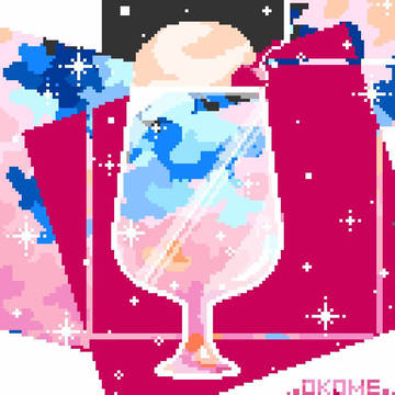 桜雲のクリームソーダ