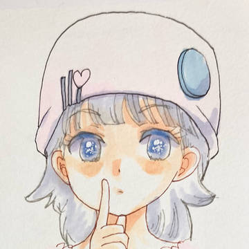 淡い色の瞳