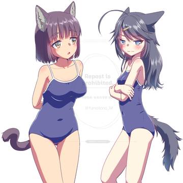 暑いので水着らくがき