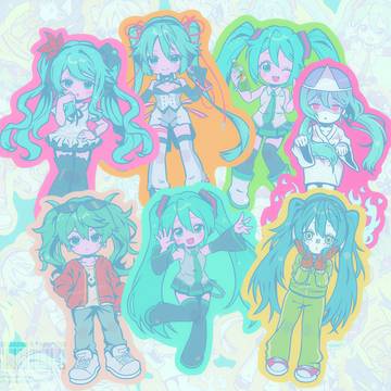 MIKU MIKU STICKERS！！