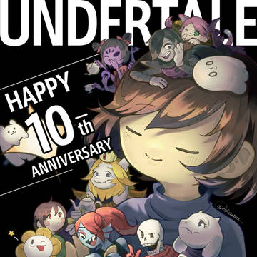 undertale 10周年イラスト