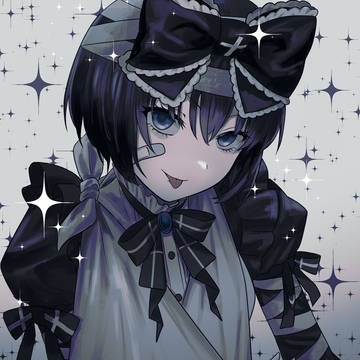 【skeb】ゴスロリギプス少女