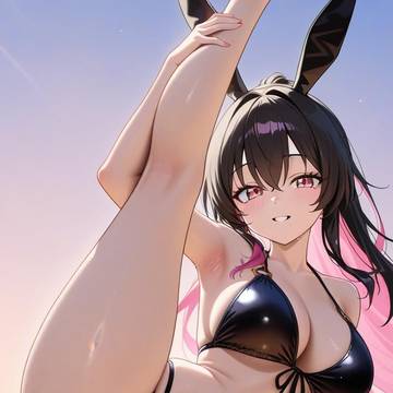 泳裝姿勢