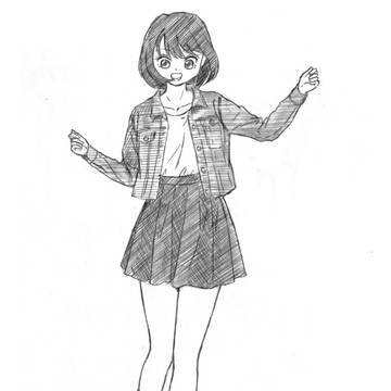 イラストをAIにフィギュア化してもらいました。