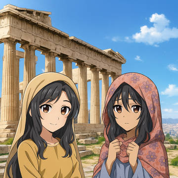 アテネのモリアとアミナ