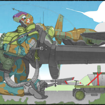 "LZ Getting ready" (Commission)