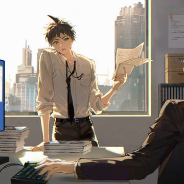 仕事中