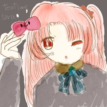蝶々と女の子( ơ ᴗ ơ )