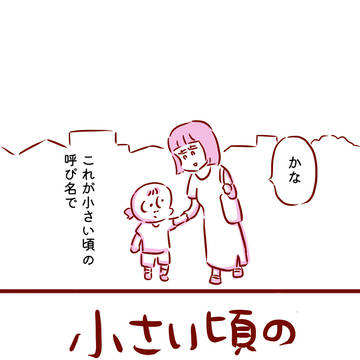 小さい頃の呼び名の話