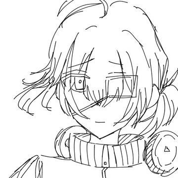 瑠璃川ユウトくんを描いてみました
