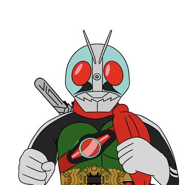 変身ベルトを集めた1号