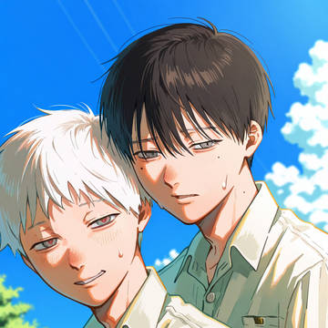 真夏の二人