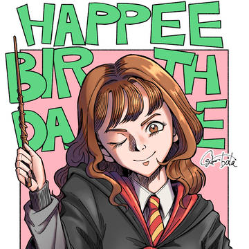 HAPPEE BIRTHDAE Hermione