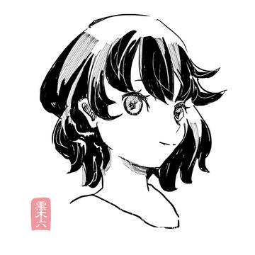 モノクロ少女４