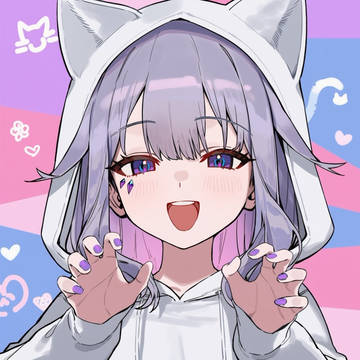 Bijou cat hoodie/ 古石ビジュー