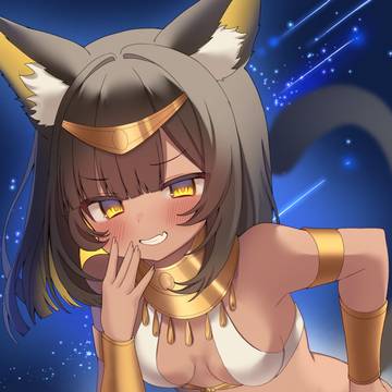 エジプト褐色猫耳ロリ