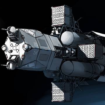 インド海軍宇宙艦隊 ミサイル巡航艦ガンダヴァハ