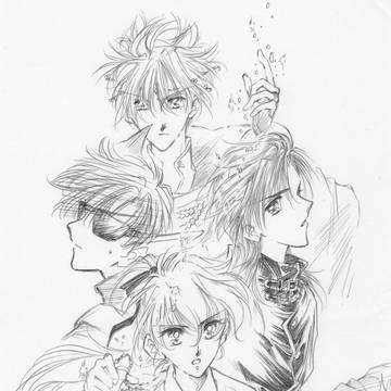 TMNETWORK CAROLざっと描き