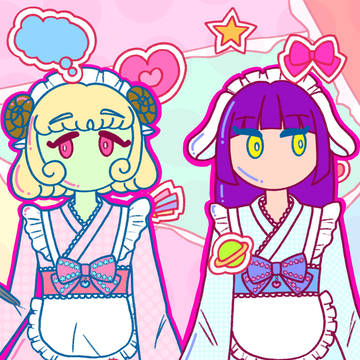 和ロリメイド🩵🩷