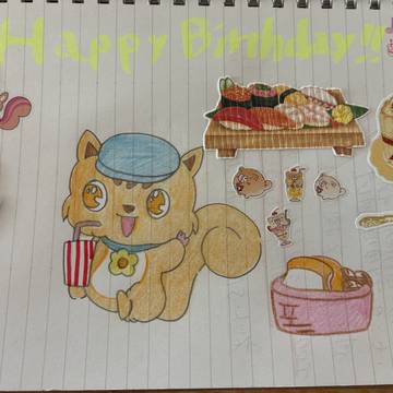 🎂🎉🐿️🍣チターナくんへ🧢🧡🤎🍞🥯