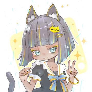 褐色エジプト猫耳ロリ転校生
