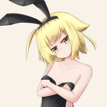 胸元スッカスカバニー