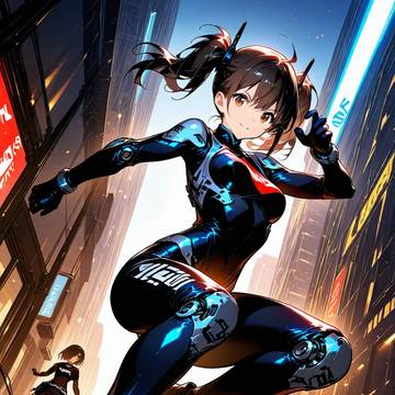 ちちぷい生成メカ娘 On The Street2