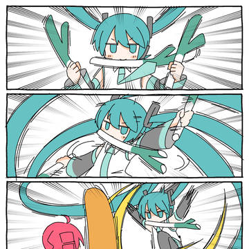 パン工場で働く初音ミク